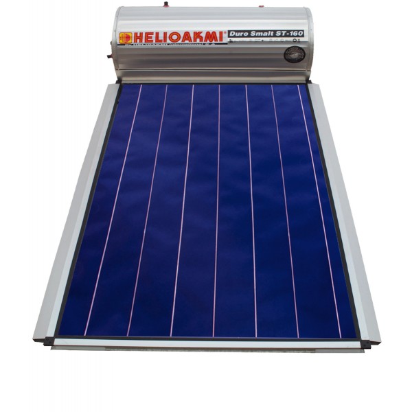 Ηλιακός θερμοσίφωνας Helioakmi 200lt Glass 2,62 τ.μ. - Διπλής Ενέργειας - Επιλεκτικός